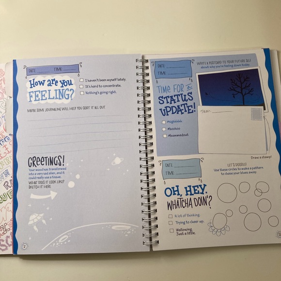 NEW Klutz Doodle Journal & Mood Journal - Picture 4 of 10